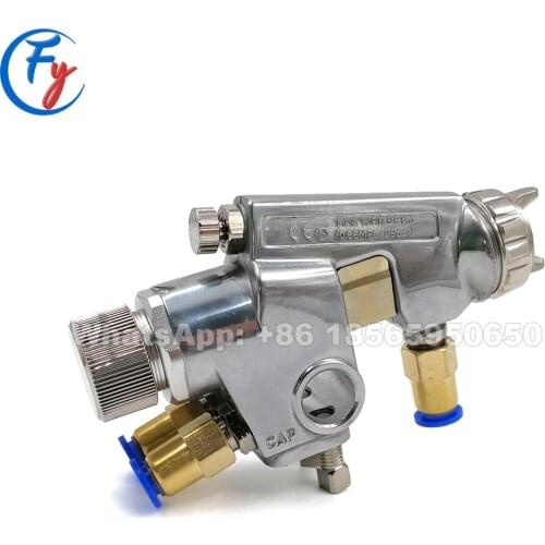 WA-101 Pneumatic Automatic Spray Gun Pressure Feed Sprayer Painting Tools Nozzle Size 2.5mm, Coating Spray Gun