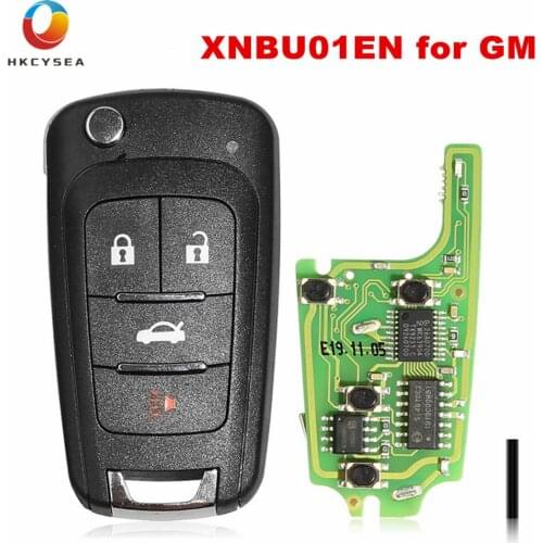 XHORSE XKBU01EN Wire XNBU01EN Wireless 4 Buttons Universal Remote Key working with Xhorse VVDI Key tool for Buick English