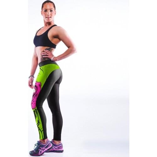 3D PRINT WOMEN LEGGINGS HIGH WAIST LEGGING WEIRDO STYLE PRINTED WOMEN PANTS SLIM FITNESS LEGGINS