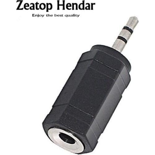 100pcs 2.5mm Male to 3.5mm Female Stereo Audio Converter Plug Headphone Jack Adapter