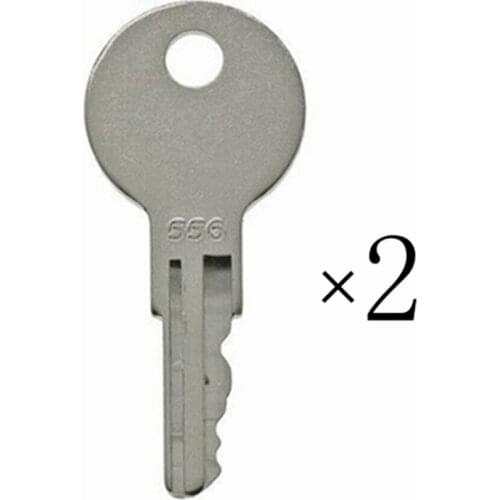 2pc Ignition Key PK556 642628 For Ford New Holland Skid Steer