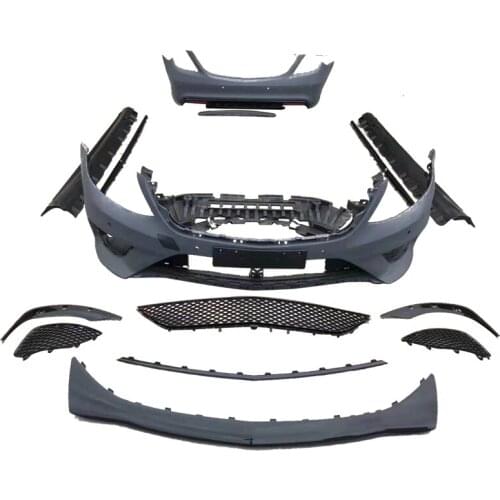 2021 Suitable For Front the and Rear Bar Side Skirt of S-class W222 Modified S65 Amg Sports