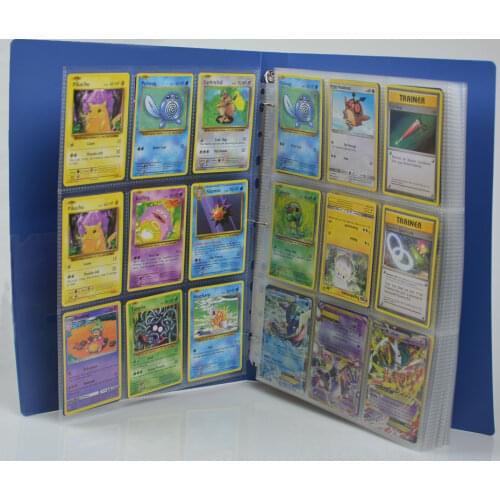 315 pockets can hold 630pcs game cards board game album playing cards holder Albums For Pokemoon CCG MTG Yugioh Board Game Cards