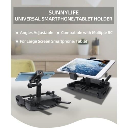 Tablet Holder for DJI Mini 2 Air 2/2S Fimi X8 Mini Remote Control Tablet Bracket Stand Mount Clamp Clip for iPad Android