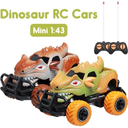 Dinosaur RC Cars Dinosaur Remote Control Car Dino Jurassic toy Trucks RC Race Cars Monster RC Truck Toy New Gifts for Kids Boys