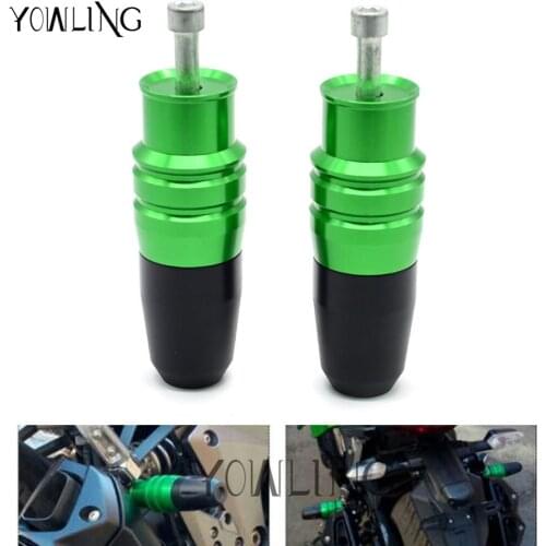 For kawasaki ninja z800 z900 z250 z300 z250 300 Motorcycle Frame Slider Crash Engine protect Exhaust Slider Crash Pad Protector