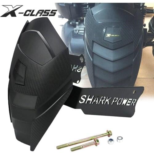 For Yamaha Aerox 155 NVX155 2017 2018 Motorcycle Rear Fender Mudguard Rear Wheel Protector Black Carbon Scooter Accessories