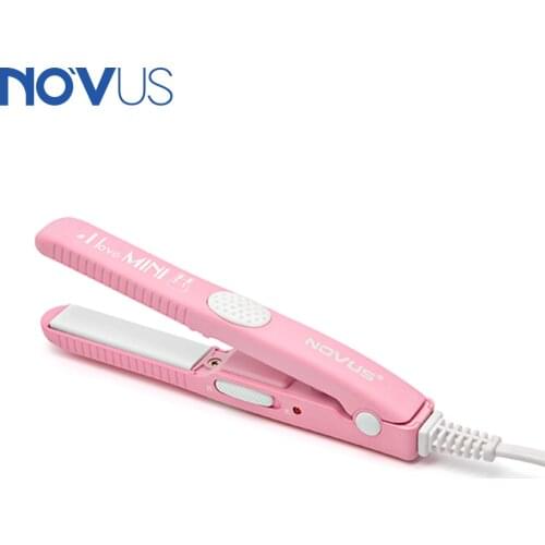 New Ceramic Mini Hair Straightener Curler Anti-Scald Flat Iron Portable Electronic Roller Tool Corrugated Waver Wand Small Shape