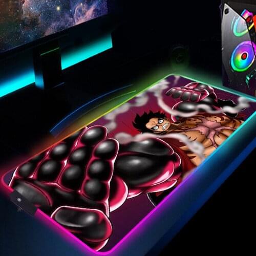 RGB Computer Mouse Pad One Piece Keyboard Accessories Mause Pad Large Rubber Mousepad XXL 900X400 For Notebook Desk Mat Pad LOL