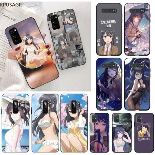 Mai Sakurajima Phone Case for Samsung S20 plus Ultra S6 S7 edge S8 S9 plus S10 5G lite 2020