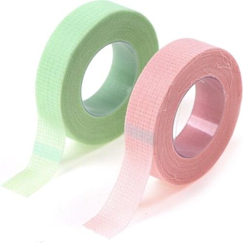 Breathable 1Roll Sensitive Resistant Non-woven Patches Eye Pads Grafted Eyelash Tape Sticker Isolation With Holes Makeup Tool