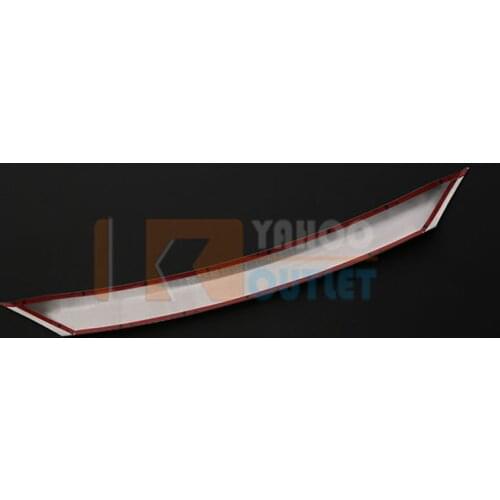 1pcs Exterior Parts Bumper Lip Protector for Toyota Aqua Nhp10 SUS304 Car Chrome Styling Stickers Accessories