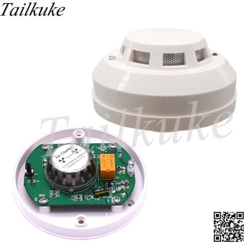 Wired Networked Home Ion Smoke Detector Alarm Factory Fire High Sensitive Fire Smoke Sensor