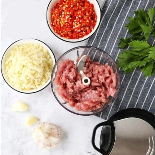 Manual Food Chopper Hand Held Vegetable Fruit Onion Blender Mincer Mixer Processor Meat Grinder Universal
