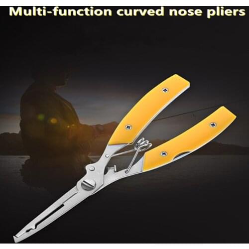 Fishing Plier Stainless Steel Carp Fishingaccessories Fishing Line Cutter Tackletool Cutting Fish Use Tong Multifunction Scissor