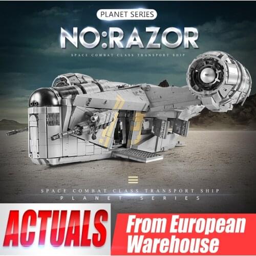 MOULD KING 21023 Star Plan Toys The Razor Starship Model Assembly Building Blocks Educational Kits Toys Kids Christmas Gifts