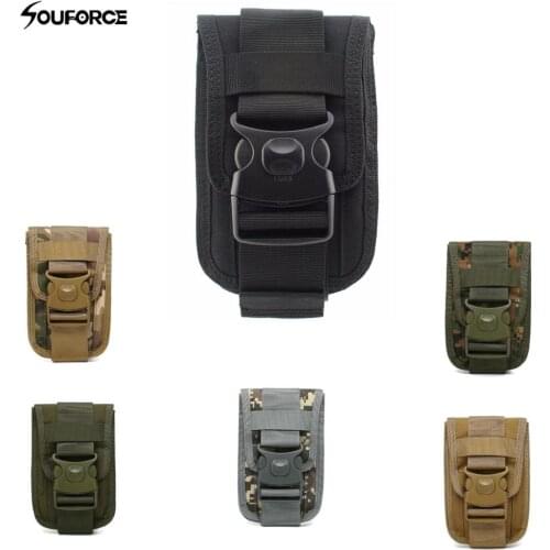6Colors Tactical Waist Bag Shockproof Double Phone Pouch Wallet Card Hand Bag for Outdoor Camping Hunting