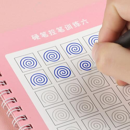 Copybook Kindergarten Handwriting Practice Preschool Enlightenment Beginners Pinyin Childrens Digital Trace Red Libros Libro