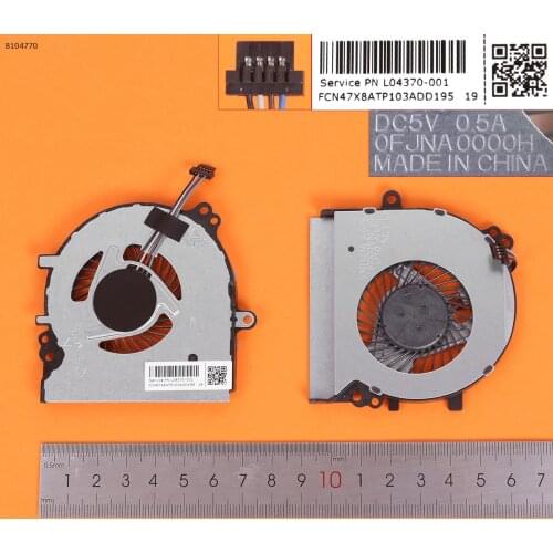 Cooler radiator Fan heatsink Notebook for HP Probook 430 G5 L04370--001 17A17，ORG Laptop Fan NS65B02-17A17
