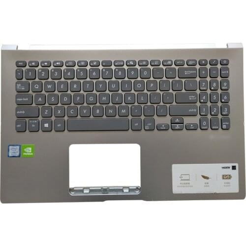 95% NEW For ASUS VIVOBOOK15 X509 X509FA X509FB X509FJ Laptop Palmrest Upper Case US Keyboard Silver Gray