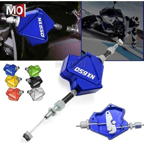 Motorcycle Accessories CNC Stunt Clutch Lever Easy Pull Cable System For Honda NX650 NX 650 J-X DOMINATOR 1988-1999 1989 1990