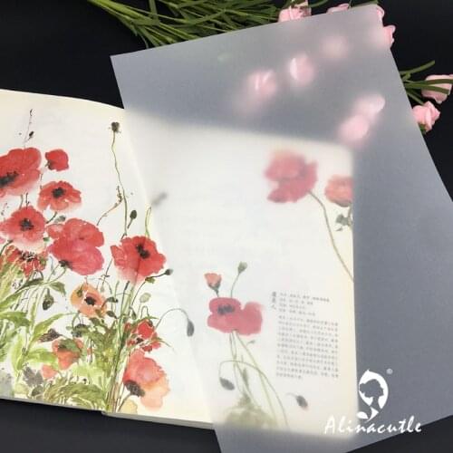 20pcs A4 Vellum paper acetate paper paper pack design paper Scrapbooking paper pack handmade paper craft Background Alinacraft