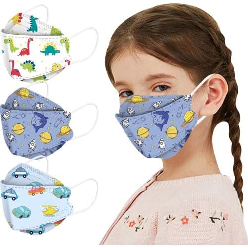 Kids Childrens Baby Baby Cartoon 4Ply Baby Mondmasker Bandana Mascara Mondkapjes Scarf Halloween Cosplay MasK