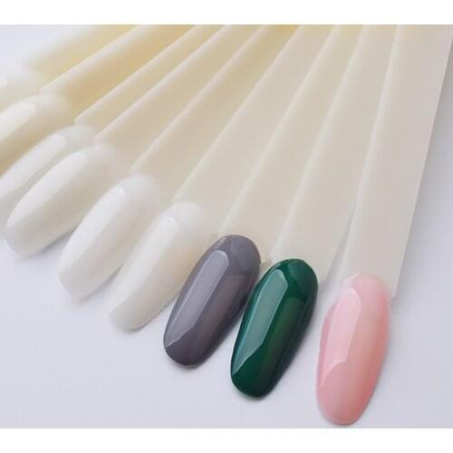Long Ballerina Coffin Shape 50 PCs Full Cover Plastic False Nail Tips Nail Art Practice Training UV Gel Manicure Nails Art Tool