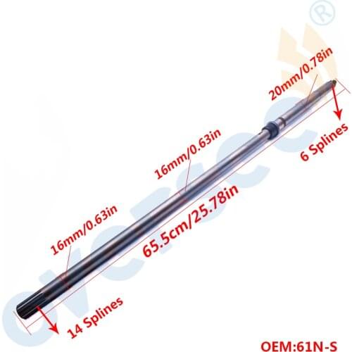 Short Driver Shaft Assy 61N-45510 Fit 30HP 25HP 61N 61T Yamaha Outboard Engine 61N-45510-00 Parsun,yamaha outboard engine