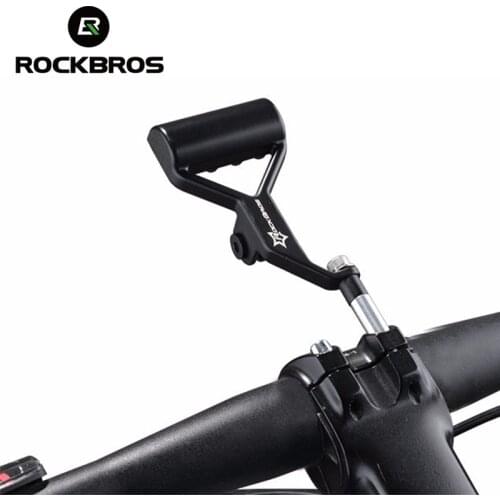 ROCKBROS Bicycle Handlebar Extended Bracket Multifunction Bike Light Lamp Mount Bar Computer Holder Bike Frame Support Extender