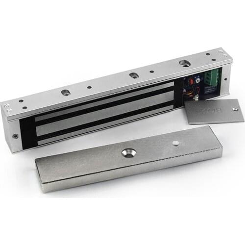 12V 24V 280KG Single Door Magnetic Electromagnetic Lock 600LB Holding Force For Door Access Control System