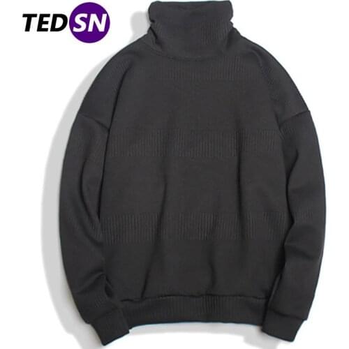 Aelfric Eden Mens Knitwear Solid Color Turtleneck Sweaters Winter Warm Japanese Style Fashion Pullovers Sweater Streetwear MC28