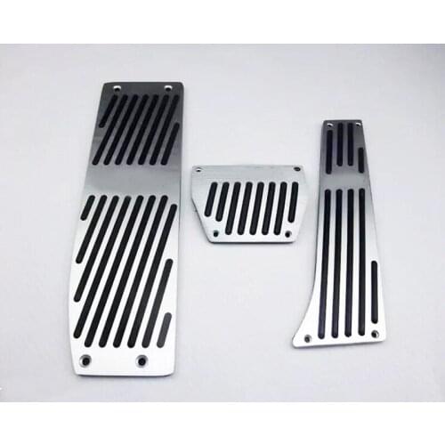 AT pedal Pads Cover Stickers Car Styling For BMW 3 5 series E30 E32 E34 E36 E38 E39 E46 E87 E90 E91 X5 X3 Z3 Car Accessories