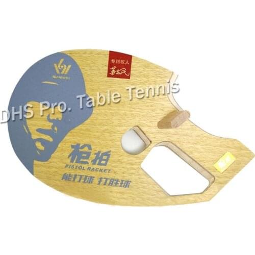 UPGRADE SANWEI 9th Generation Pistol 5 WOOD Table Tennis Blade/ ping pong blade/ table tennis bat Free Shipping