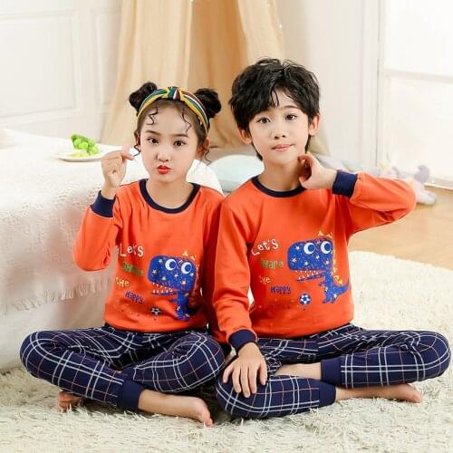 2020 Children Autumn Pajamas Clothing Set Boys & girls Cartoon Sleepwear Suit Sets Christmas Pyjamas Kids enfant Baby Clothes