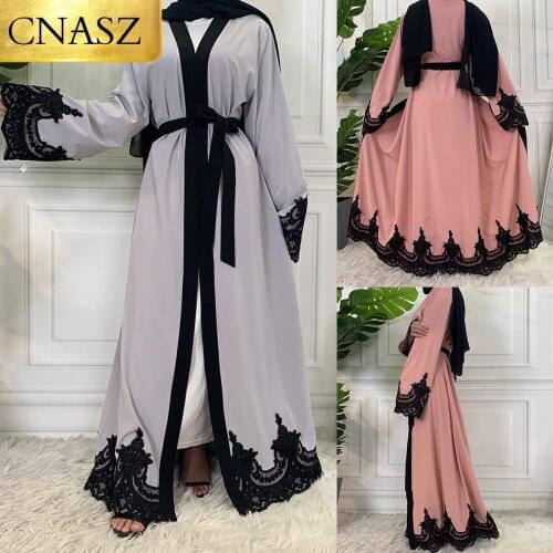 Abayas for Women New Fashion Embroidered Robe Turkey Muslim Dress Casual Cardigan Islamic Long Cardigan Dress For Women Clothing