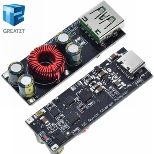 QC4.0 QC3.0 USB Type-C Mobile Phone Quick Charge Adapter 6 -35V Step Down Buck Boost Module for Huawei SCP/FCP Apple PD Qualcomm