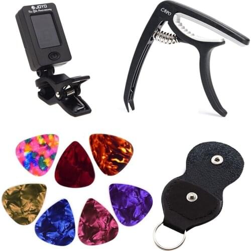 Guitar bass strings adjustment tuners guitar capo guitar picks collecting bag accessories