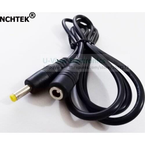 NCHTEK DC Power Plug 4.0x1.7mm Male To Female Extension Connector Cord/Cable About 90CM/Free Shipping/2PCS