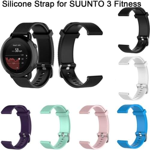 Silicone Replacement Wrist Band Bracelet Strap For SUUNTO 3 Fitness Smart Watch Dropship 7.3