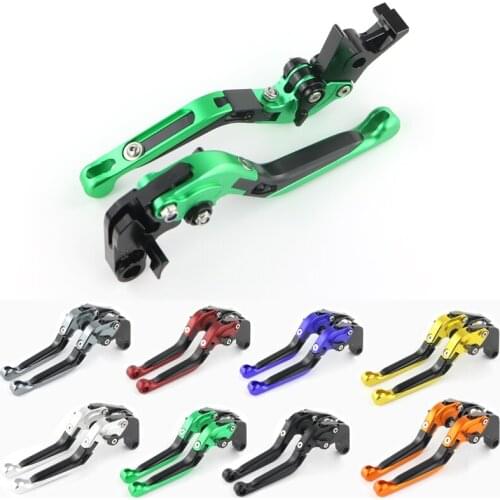 CNC Motor Brake Levers Foldable For Kawasaki Ninja 300R 300 ABS Z300 2018 KLX 125 250 Versys X300 Ninja 400 2018 UP Ninja 250R