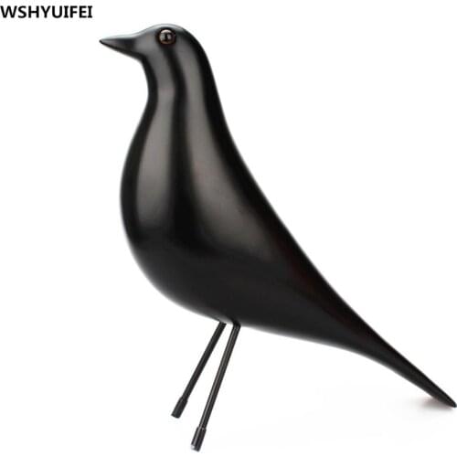 Home wedding decoration, peace dove Resin black and white animal ornaments Home Simulation Dove Goods Of For Display gift