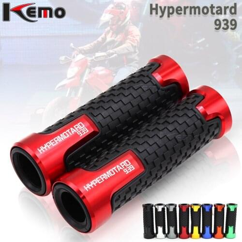 For Ducati Hypermotard 939 7/8" 22mm Universal Motorcycle Accessories CNC Aluminum Handlebar Hand Grips Handle Bar End Grip