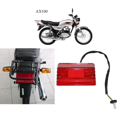 Pakon Motor Genuine Motos Parts Motorcycle Tail Lamp Rear Brake Stop Light for Jincheng Suzuki AX100 Classic 100cc