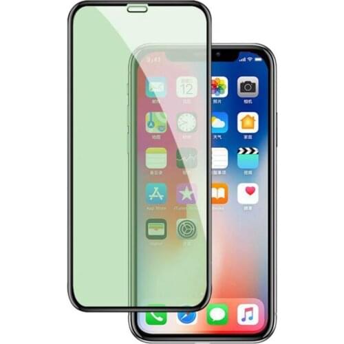 Green Light Eyes Protection Tempered Glass For iPhone12 12pro 11pro x xr xsmax 7 8p 12mini 11 Anti Explosion Screen Protector