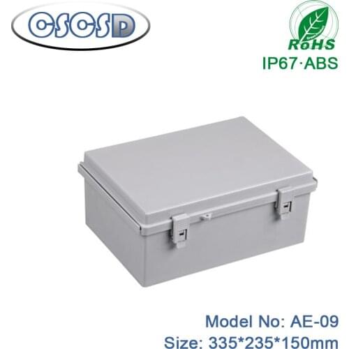 1pcs/lot 335*235*150mm screw type diy plastic box pcb pvc junction box abs plastic enclosure waterproof enclosure