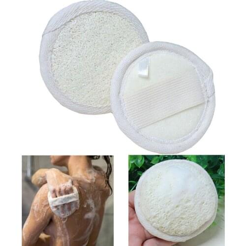 1Pc Exfoliating Gloves Bath Body Shower Sponge Scrubber Natural Loofah Luffa Loofa Bathing Brush