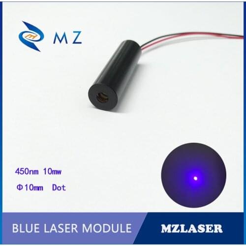 10mm 450nm10mw Industrial APC Drives Blue dot laser diode module