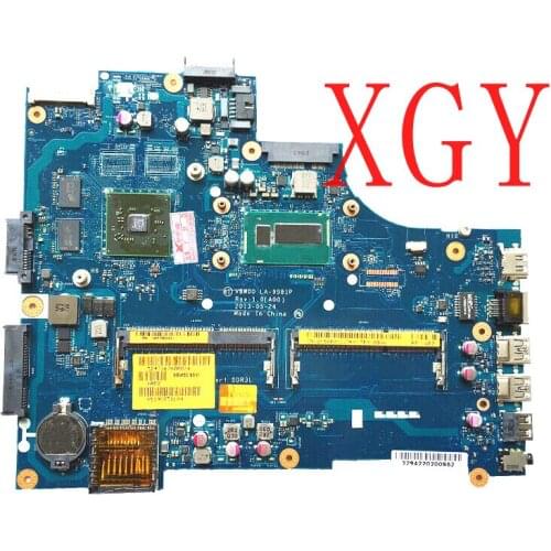 15R-3537 VBW00 LA-9981P Motherboard For Dell Inspiron 3537 5537 Mainboard SR170 CPU