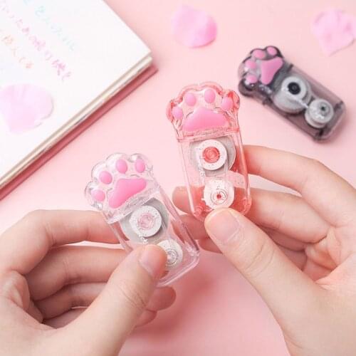 Cute Cat Paw Correction Tape Stationery Corrector Student Altered Tapes Kawaii 24BB